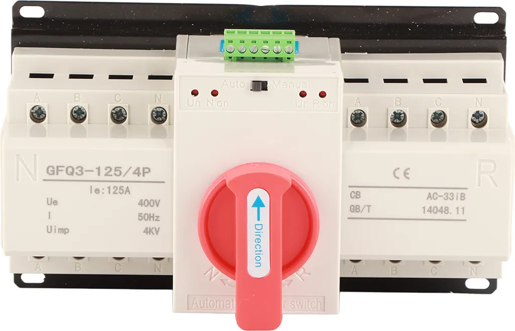 Inverseur de source automatique triphasé 125A pour tableau électrique - 7