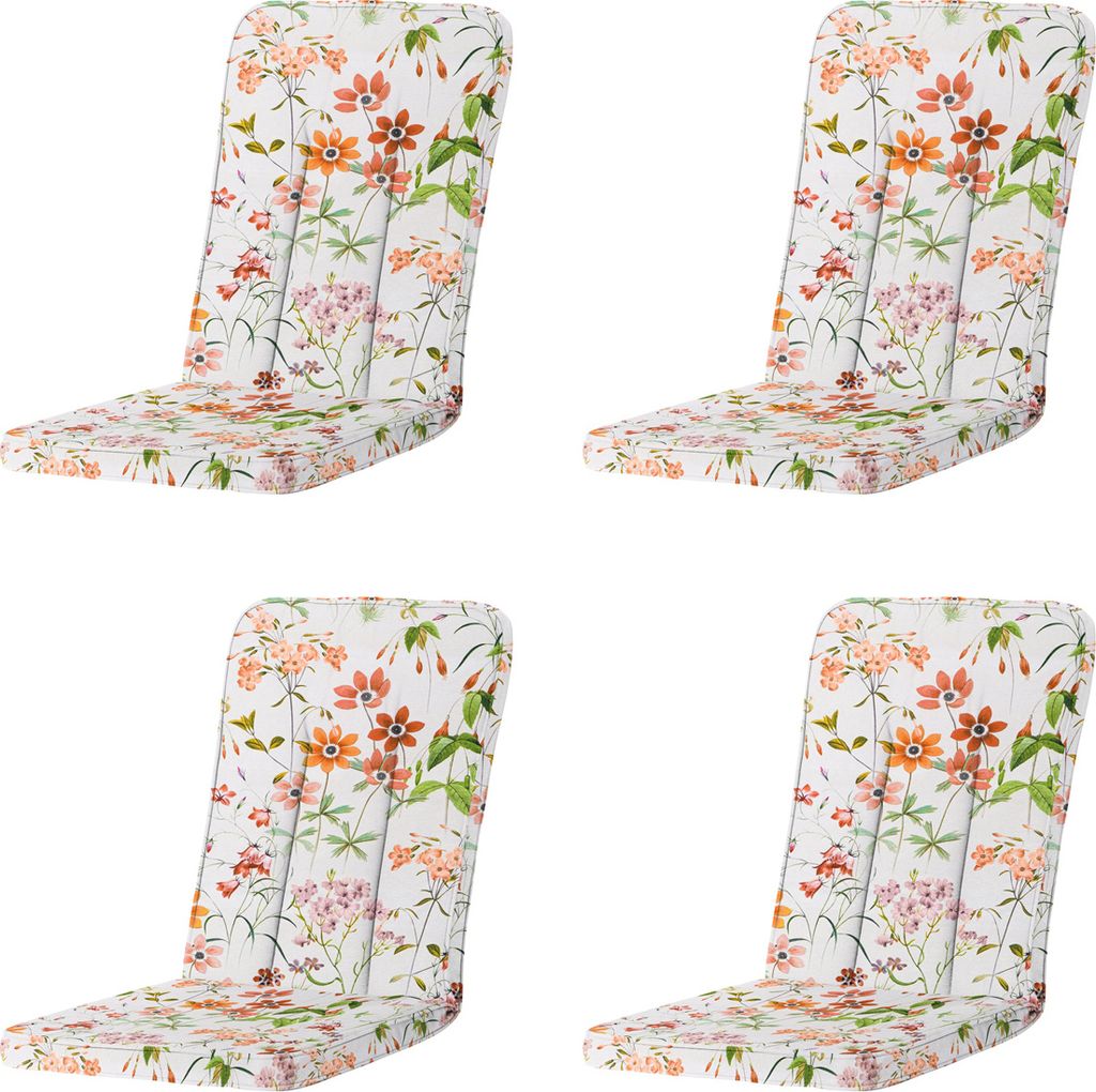 Madison - Gartenkissen Excelsior/Primero/Balero Milly natur - Ca. 110x48 cm - 4er-Set