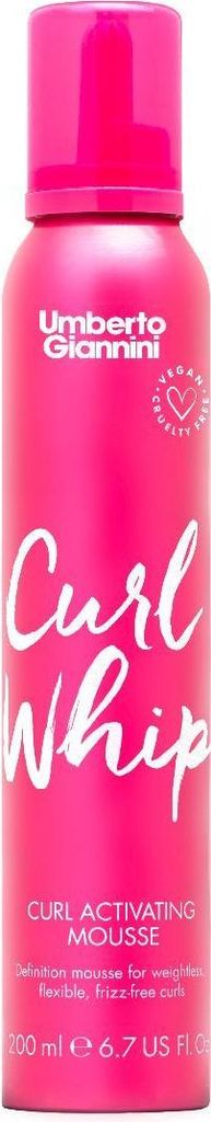 Umberto Giannini Curl Whip Curl Activating Mousse 200ml