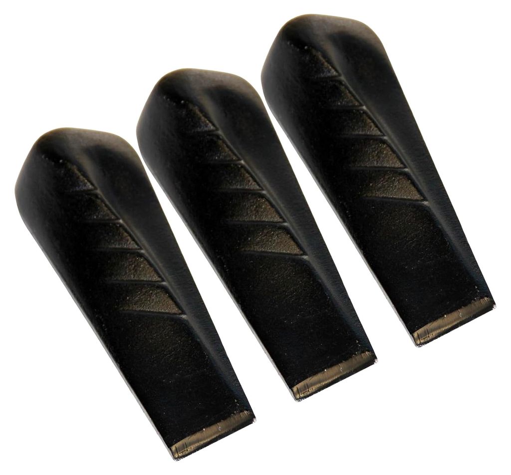 Spaltkeil 3er Set – Drehspaltkeil 2 kg aus geschmiedetem Stahl, ca. 230 mm, Forstkeil zum Holzspalten