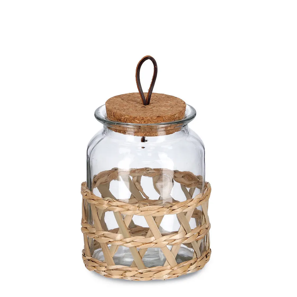 Zeller Barattolo Ceramica BOHO Bianco 12x16 - Arredo Cucina Minimal