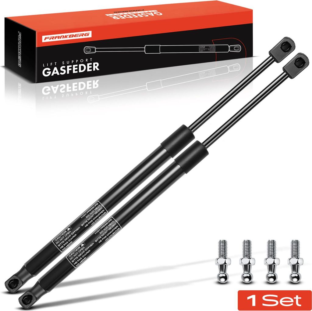 Frankberg 2x Gasfeder Dämpfer Heckklappe für Mitsubishi Galant IV E3_A Schrägheck 1988-1992