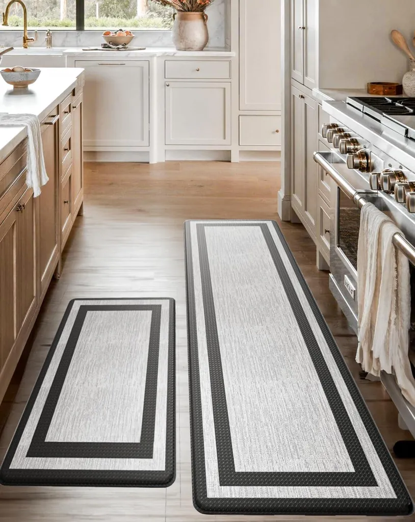 Tapis Anti-fatigue pour Mal de Dos au Sol de la Cuisine - Lot Ergonomique