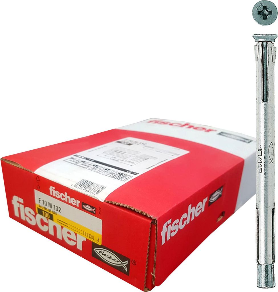 fischer Cheville métallique à cadre F10 M132 (100 pièces) Image du produit 