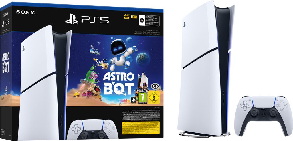 Sony PlayStation 5 Slim Digital Edition 1TB Konsole + Astro Produktbild