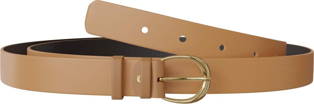 Damen Leder Gürtel 40mm Jeans Hosen Rindleder 30646 Camel 70 cm