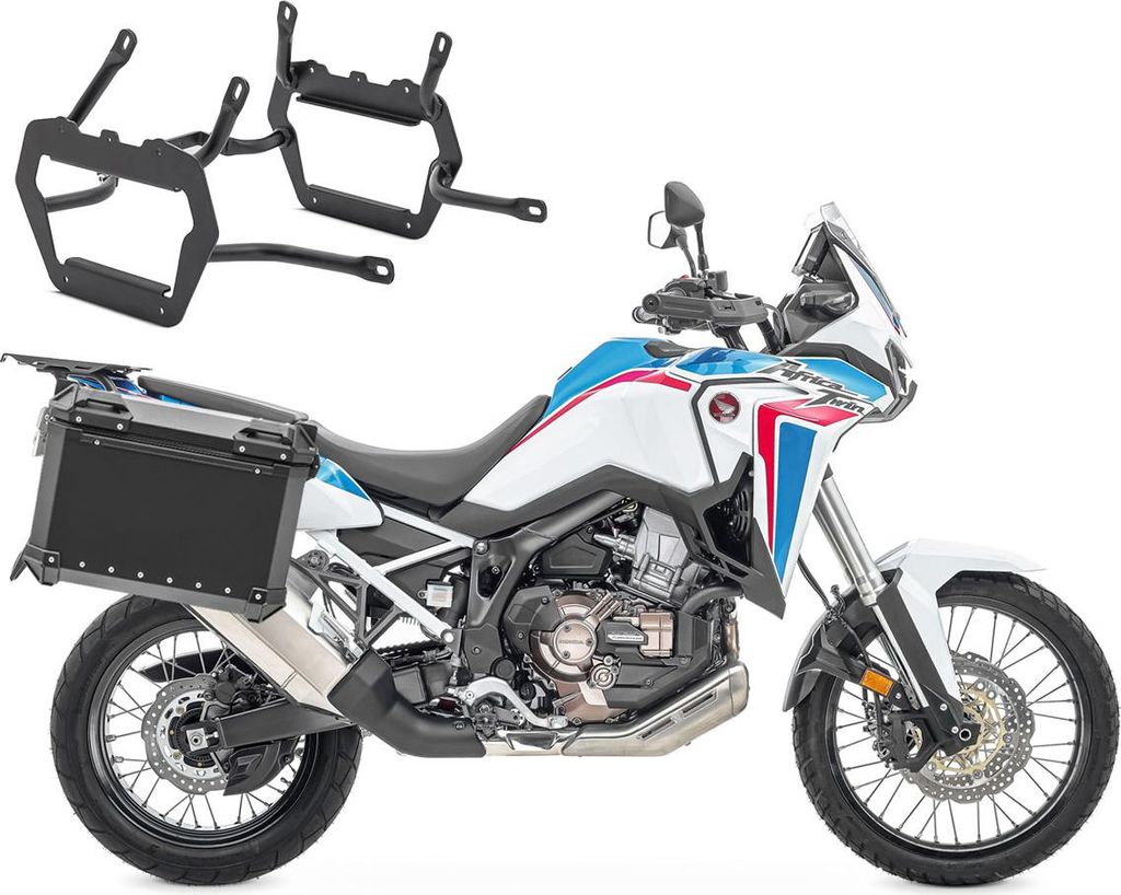 Set Alukoffer + Kofferträger passend für Honda Africa Twin CRF 1100 L