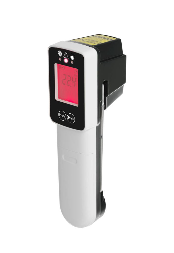 HENDI Infrarot-Thermometer mit Sonde -60/350°C 39x53x(H)158