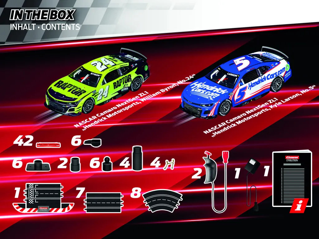 Circuit Électrique NASCAR Darlington Showdown Carrera Evolution 1/32 - 4