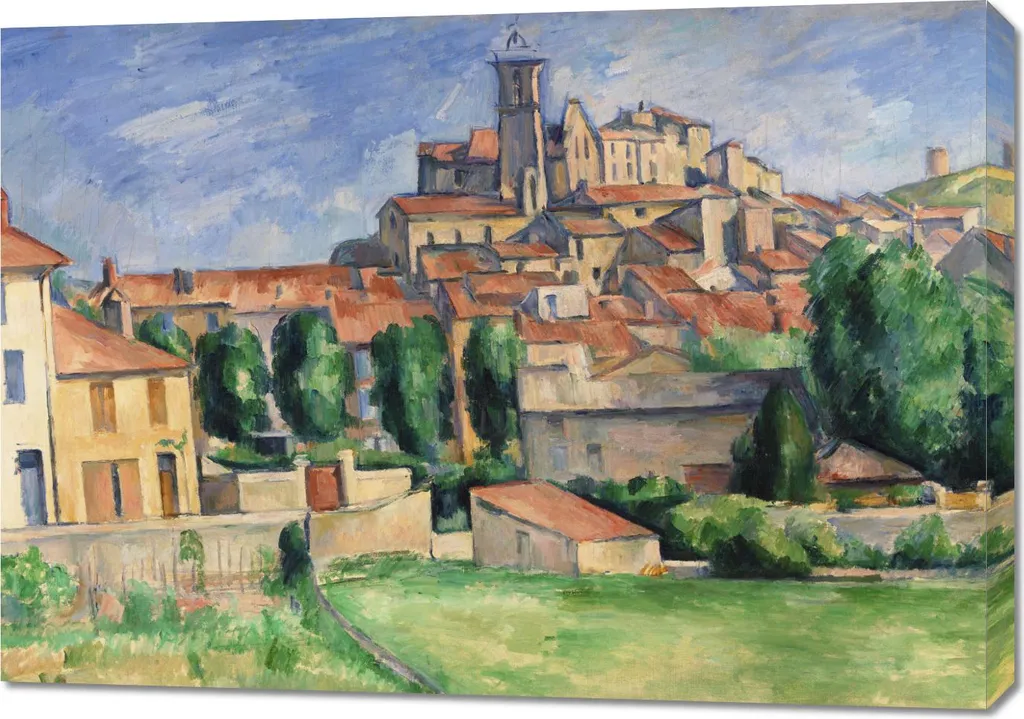 Vendita Quadro Gardanne Cezanne 100x70 | Tela Canvas Salotto Vintage