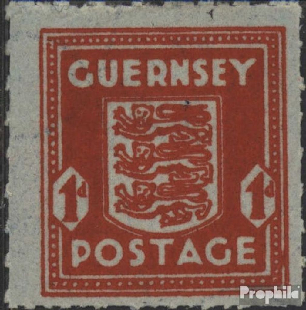 Briefmarken Guernsey (Dt.Bes.2.WK.) 1944 Mi 5 postfrisch Freimarke