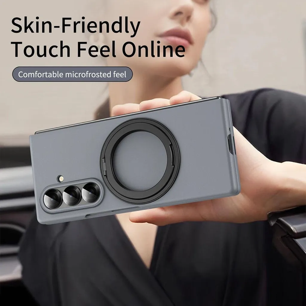 OFFERTA Cover Galaxy Z Fold7 5G Thunderbolt Grigio - Anello 360° - 2