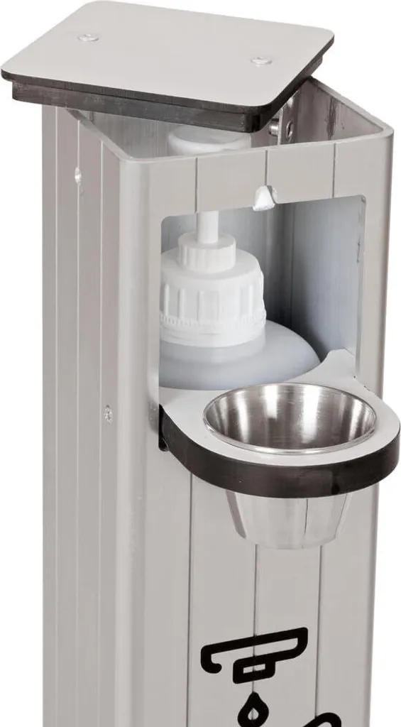Support ACCESSORY STD-2 en inox pour matériel de désinfection fixe