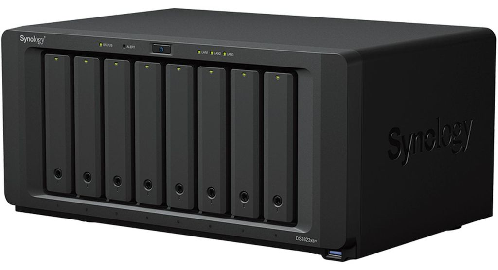 Synology Disk Station DS1823XS+ - NAS-Server - 8 Schächte - SATA 6Gb/s - RAID RAID 0, 1, 5, 6, 10, JBOD, RAID F1 - RAM 8 GB - Gigabit Ethernet / 1...