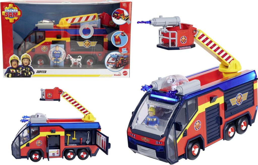 SIMBA Feuerwehrmann Sam Jupiter NEU 925-2595 Produktbild 