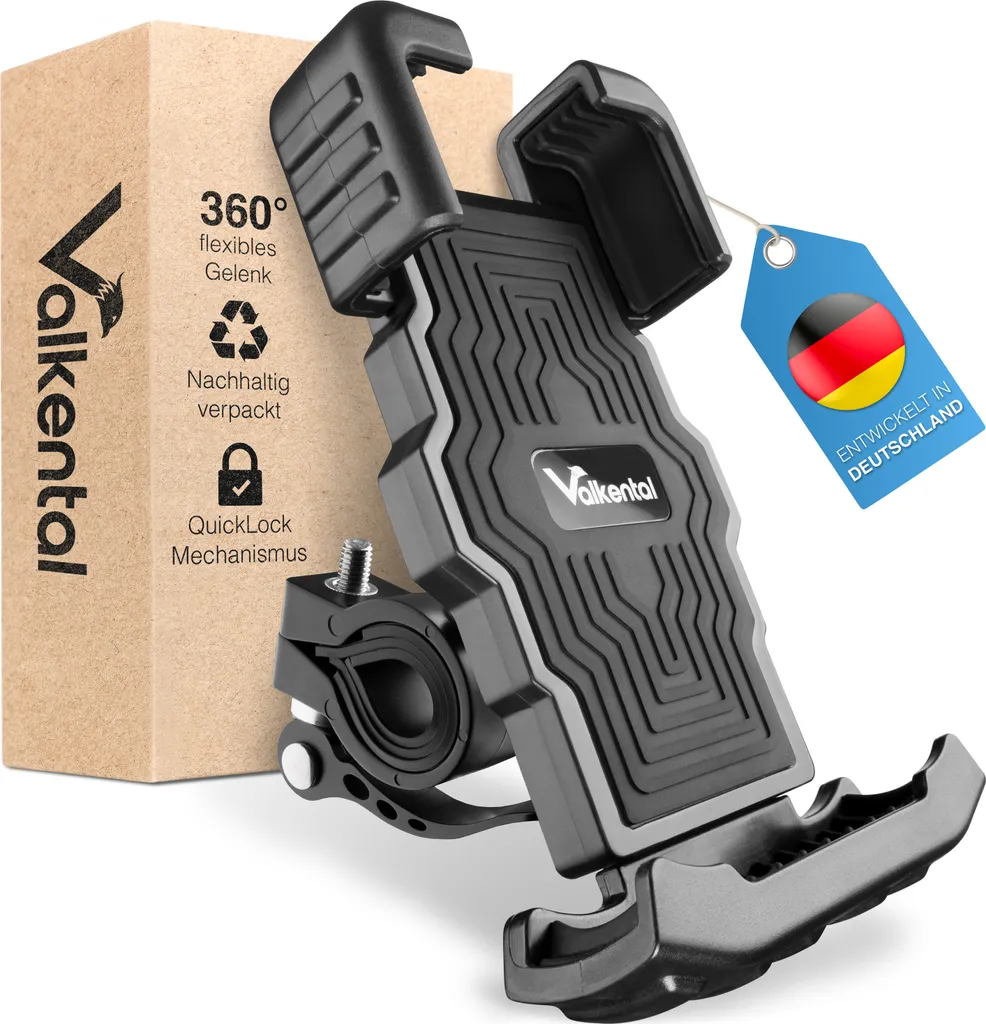 Supporto Bici Valkental PhoneFix: Navigazione Sicura per i Tuoi Viaggi
