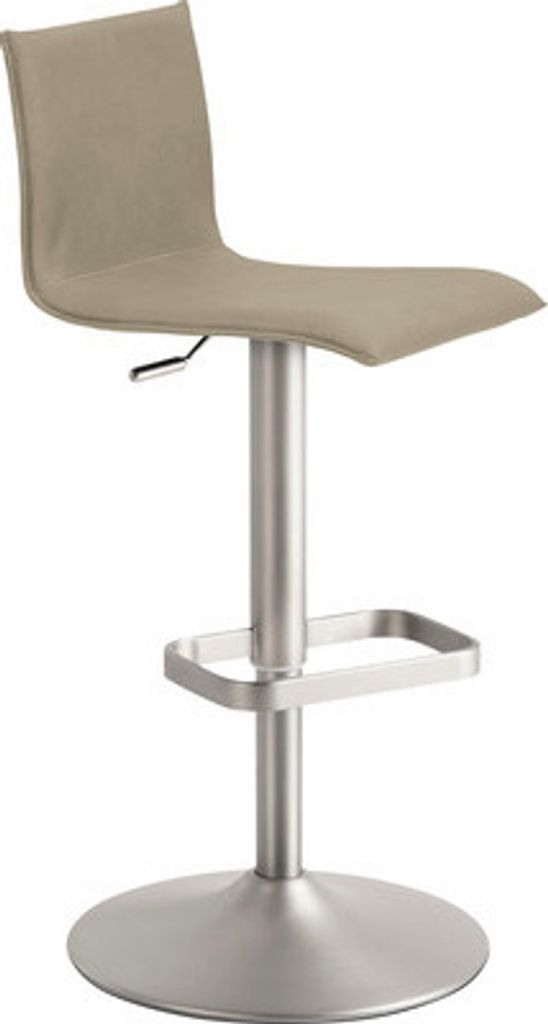 Barstuhl Mayer Sitzmöbel 1212 45 x 47 x 79 cm Stahl chrom matt/taupe