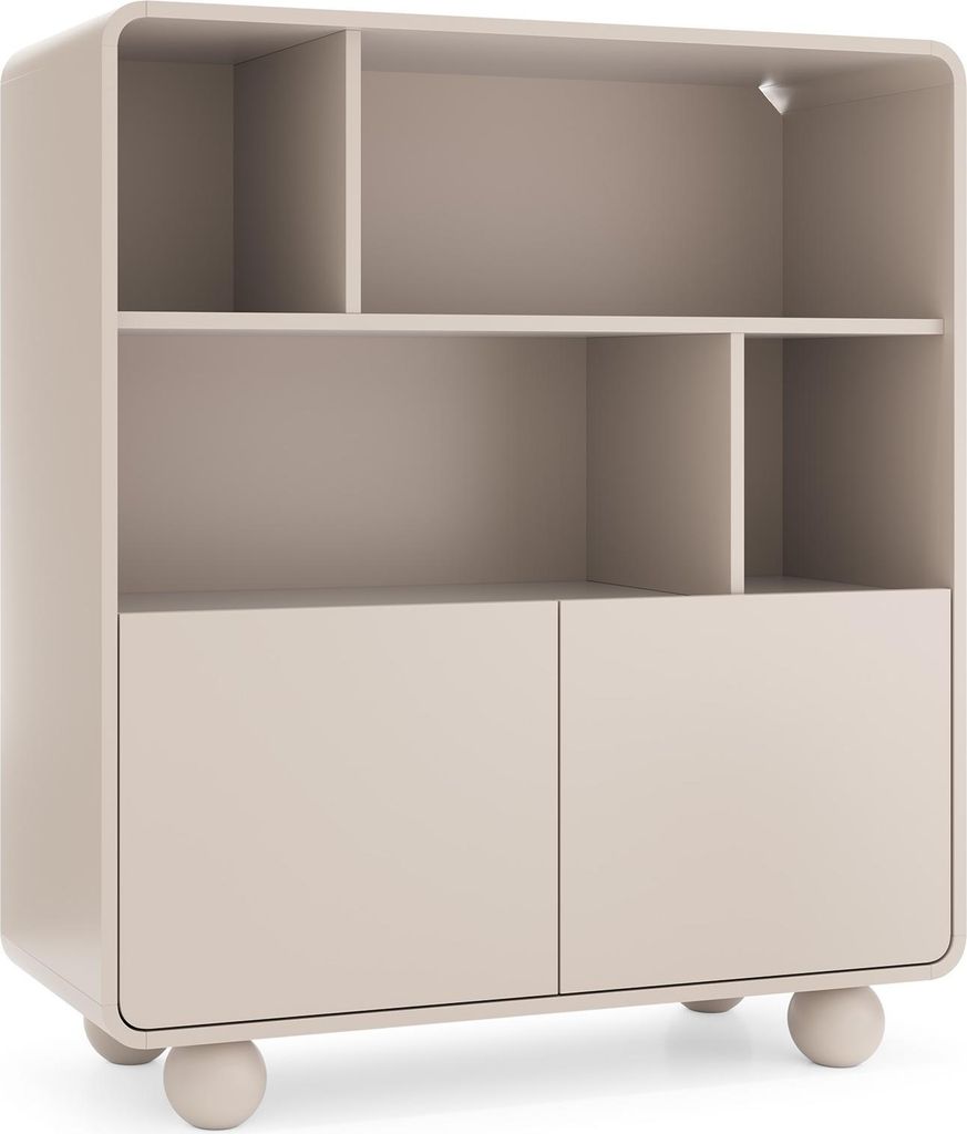 BETTSO Bücherregal ALVION 108 cm – Modernes Bücherregal mit Produktbild 