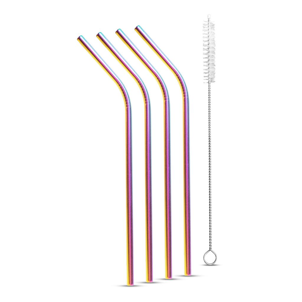 Sada brček z nerezové oceli - Titanium Rainbow - 215 x 6 mm Obrázek produktu 