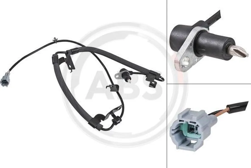Capteur ABS de rechange pour réparation freinage Nissan Navara