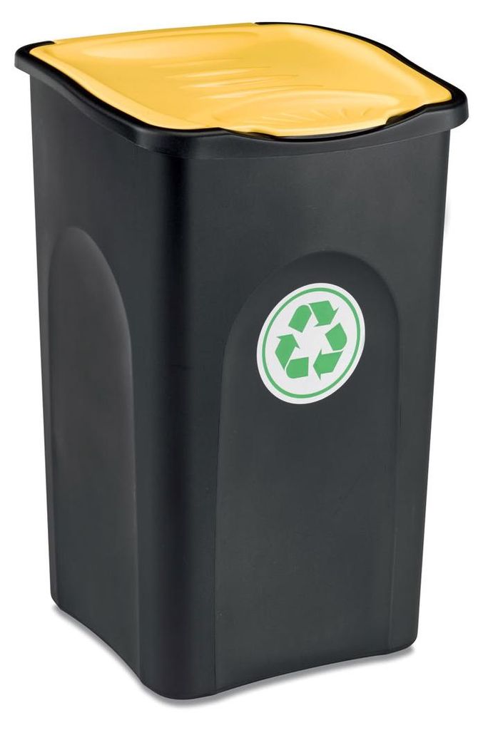 Stefanplast 70650, 50 L, Štvorec, Čierna, Žltá, Manuálne, Obrázok produktu 