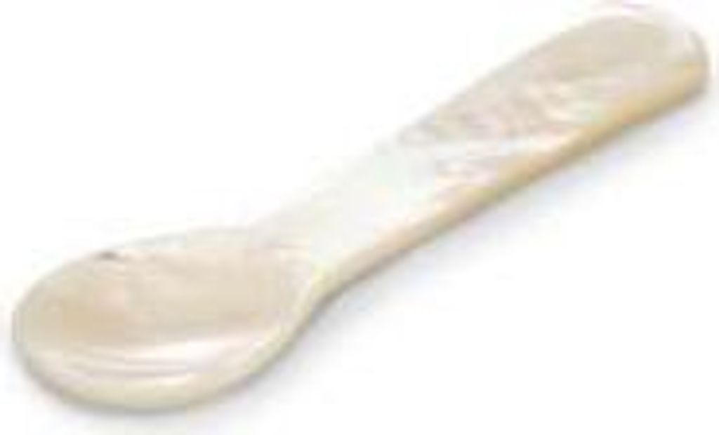 Salzlöffel Perlmutt L 6,5cm Perlmutt