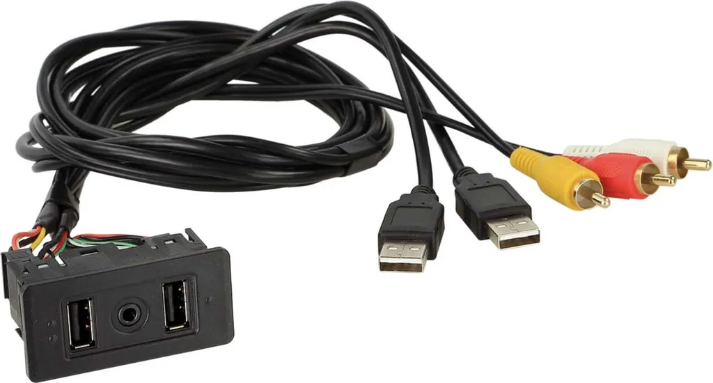 Interface USB AUX Volkswagen T6 - Connecteur Jack 3.5mm avec Audio HD