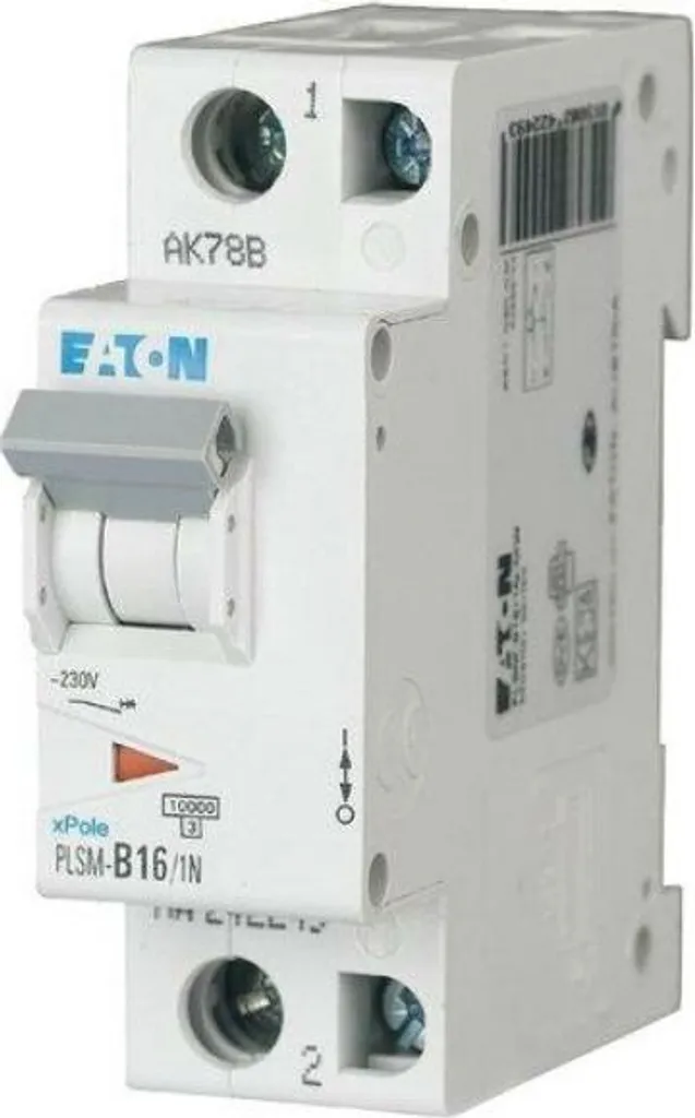Évitez les Coupures avec le Disjoncteur Eaton PLSM-D16/1N-MW Courbe D