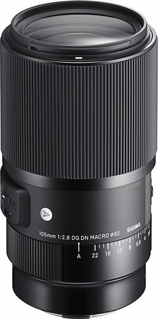 Sigma 105 mm / F 2.8 DG DN MACRO A Makroobjektiv fÃ1/4r Sony E-Mount Systemkameras, F2,8, Vollformatsensor, Ultraschallmotor, Autofokus, 62 mm Fil...