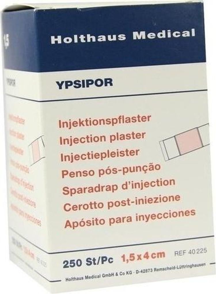 INJEKTIONSPFLASTER YPSIPOR 1,5x4 cm