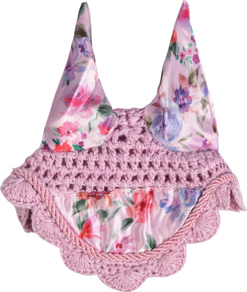 HKM Fliegenhaube -Hobby Horsing Print-flower