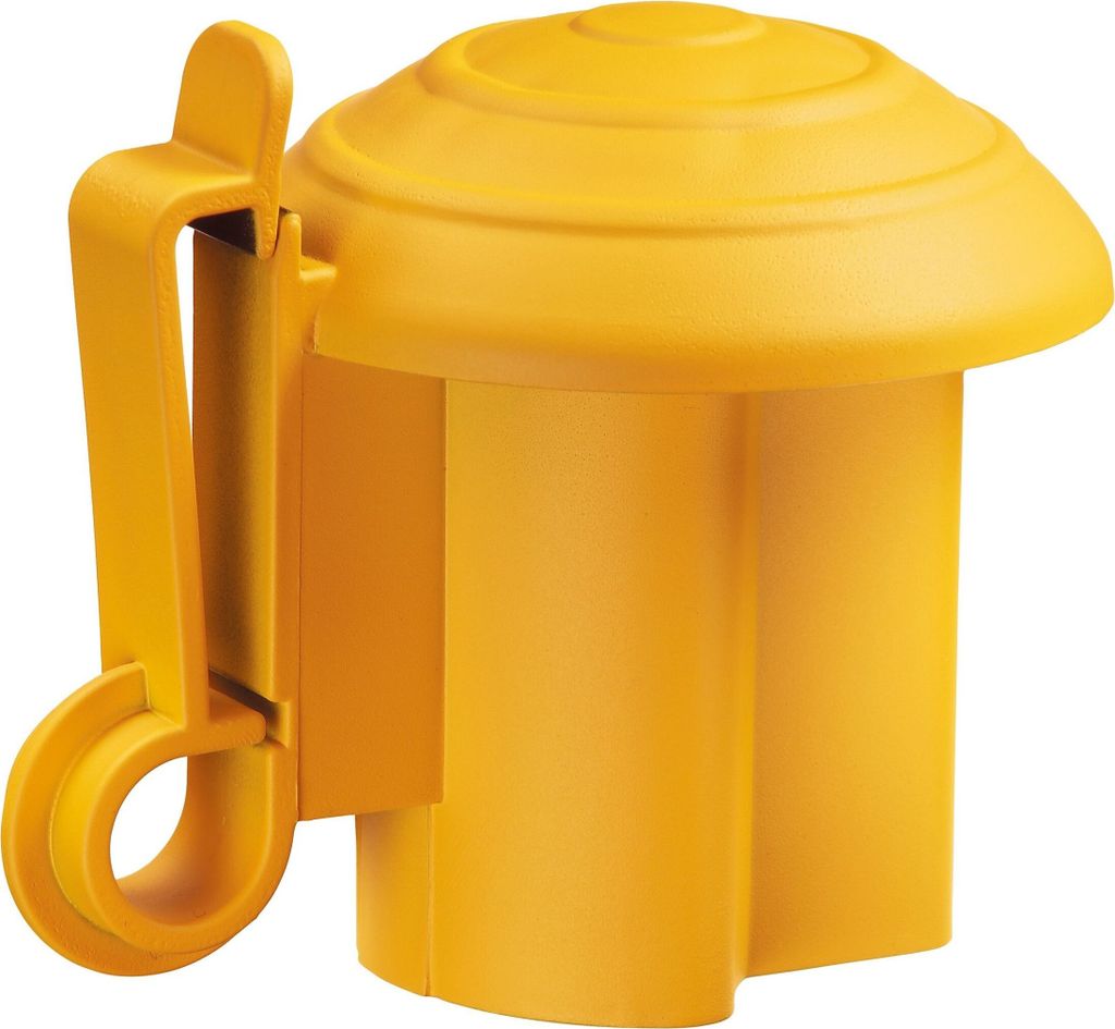 AKO T-Pfosten Kopfisolator gelb 10 Stück