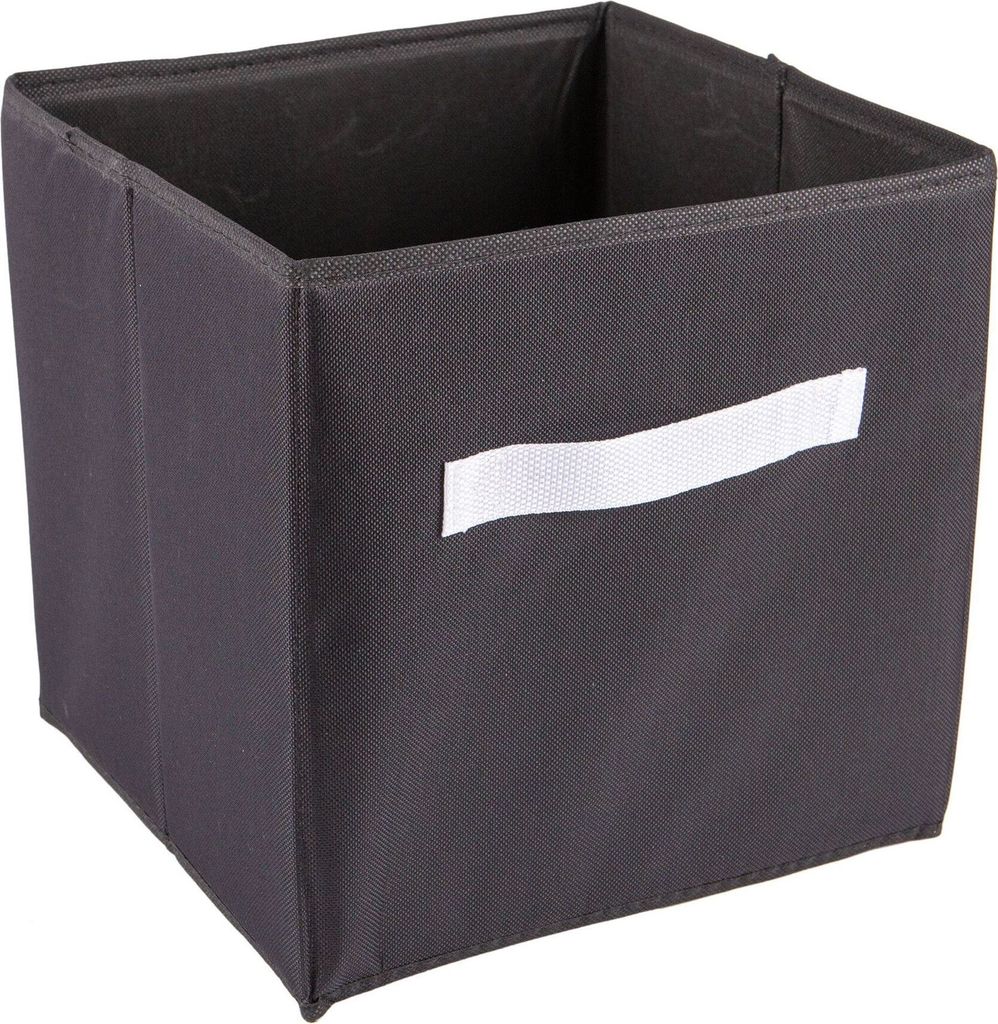 Ashley faltbare Aufbewahrungsbox – 27 cm – Schwarz