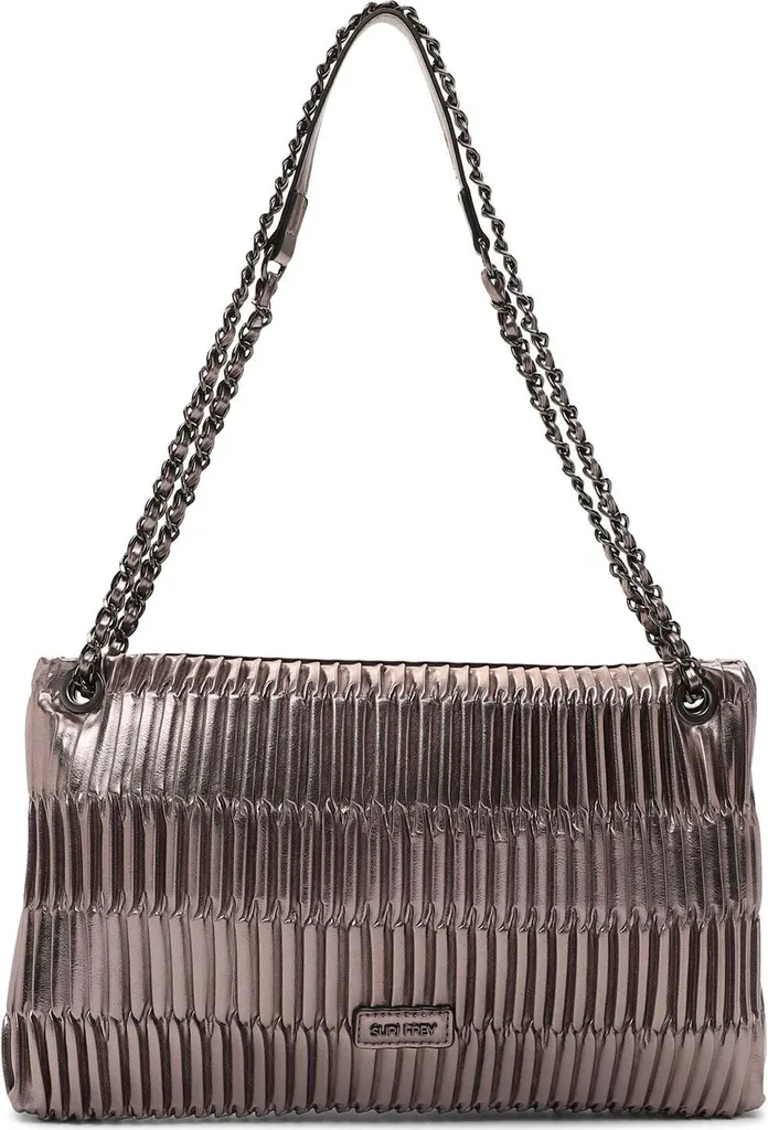 Sac de soirée SURI FREY SFY Gaby Crossbody Bag Silver taupe élégant