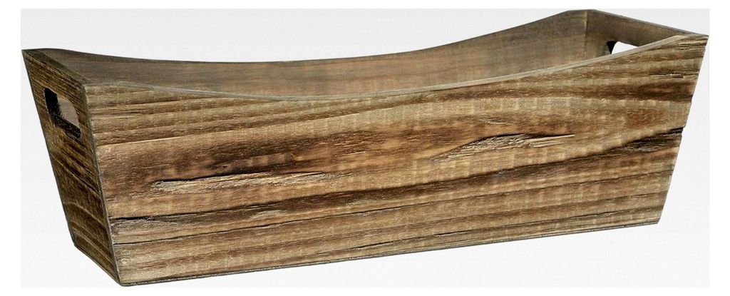 GARDENGOODZ Holz Blumenkasten mit Griff Braun