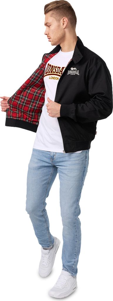 Lonsdale Herren Jacke Harrington, Farbe:black, Größe:L Produktbild 3