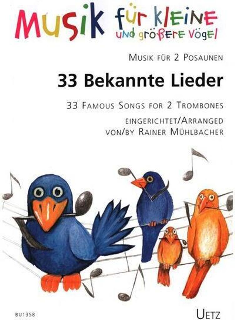 33 Bekannte Liederfür 2 Posaunen