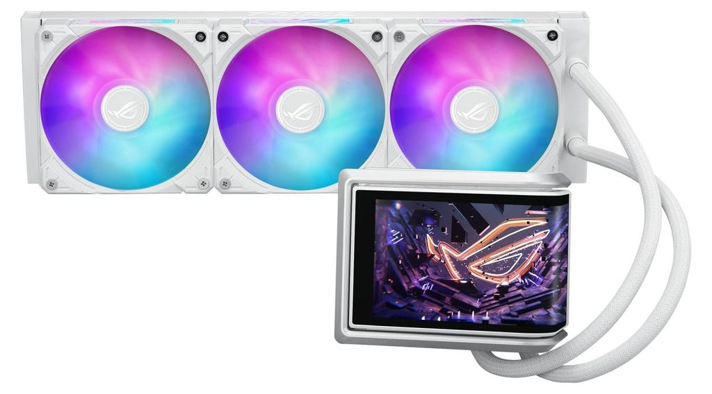 ASUS ROG RYOU IV 360 ARGB - White Edition - Prozessor-Flüssigkeitskühlsystem - (für: AM4, AM5, LGA1700, LGA1851, LGA1200, LGA115x Socket)