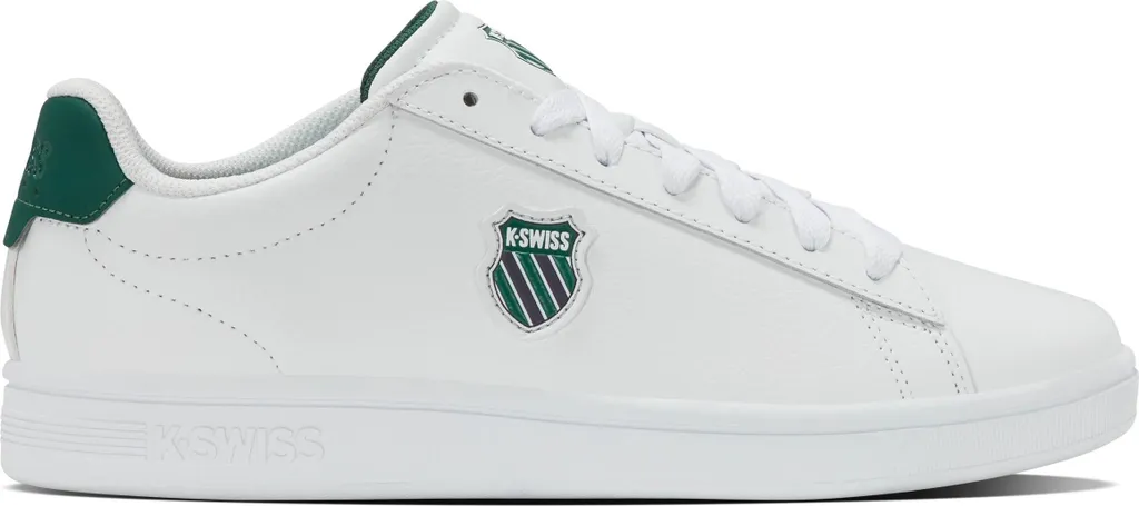 Baskets K-Swiss 04412-130-M Blanc en Cuir - Confort et Design Classique