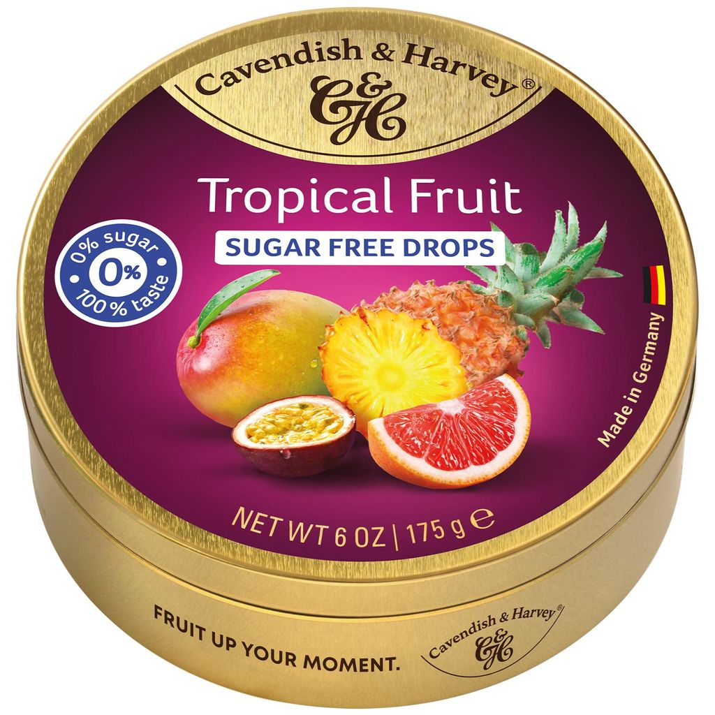 Cavendish & Harvey, caramelle alla frutta tropicale, Immagine del prodotto 