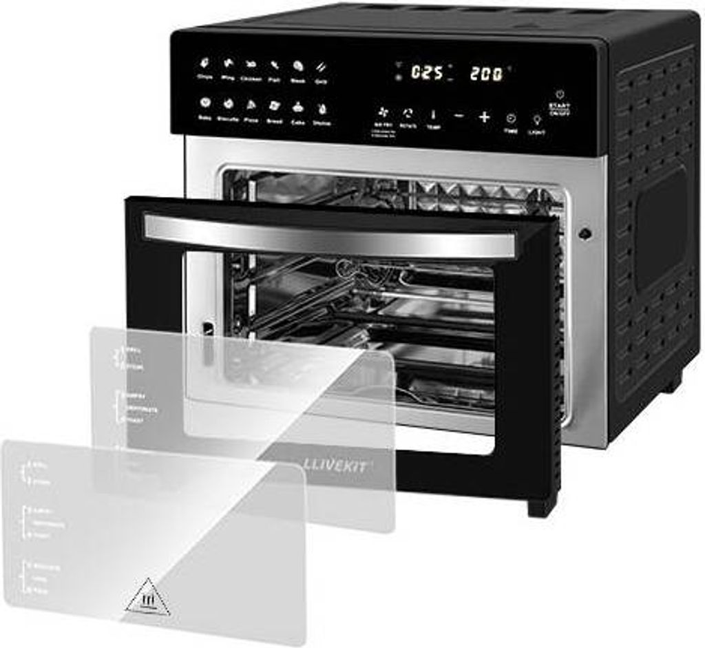 LLIVEKIT Heißluftfritteuse, Backofen Heißluftofen Backofen Produktbild 9