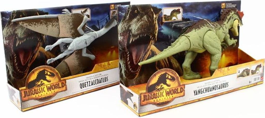 Mattel Jurský svět Nadvláda Yangchuanosaurus Akční figurky