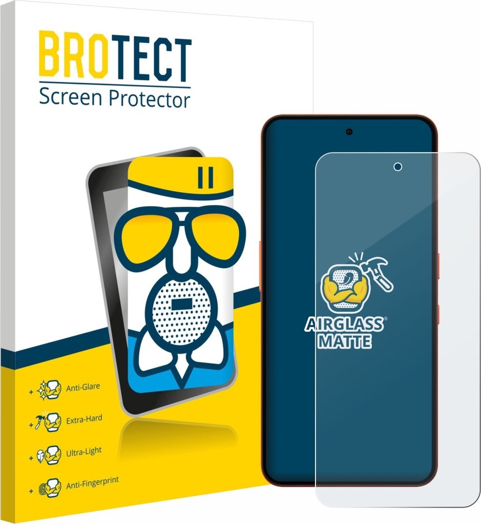 BROTECT Entspiegelungs Schutzglas für Nothing CMF Phone 2 Pro Schutzfolie Panzer Folie Glas Display Schutz matt