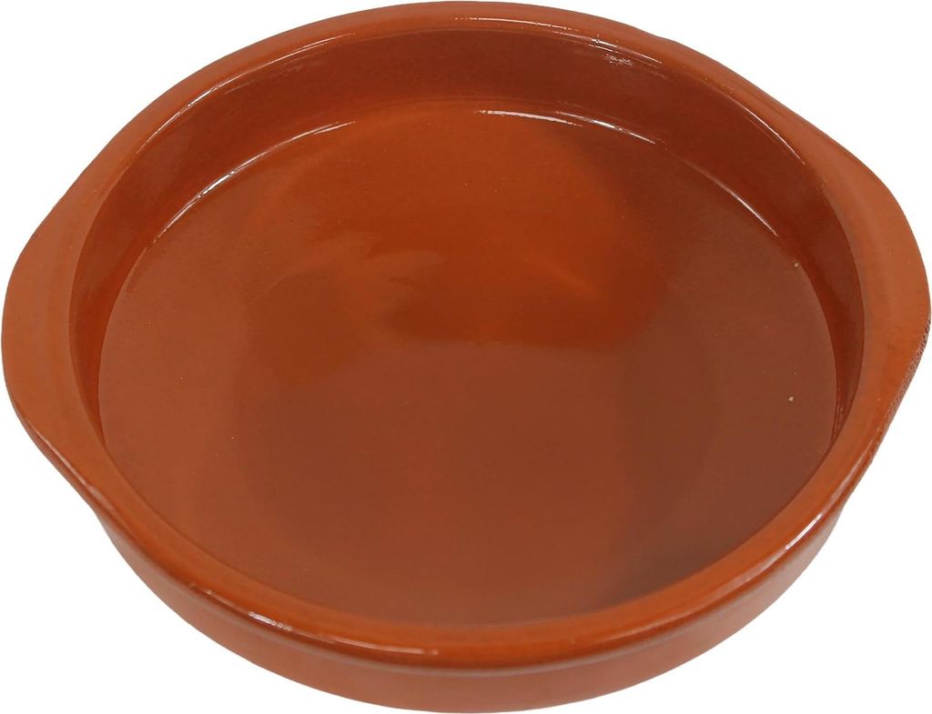 Fackelmann terracotta braadpan, 18 cm, bruin. Bruin, one Productafbeelding 