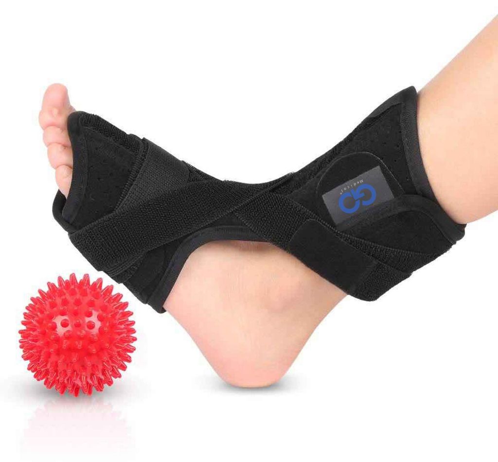 GO Medical Universelle Fersensporn Nachtschiene - One size - Universell - Schwarz