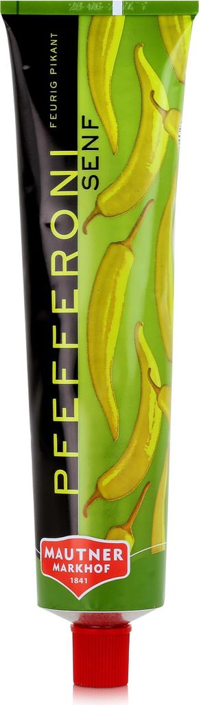 Mautner Pfefferoni Senf 200g - Feurig Pikant (1er Pack) Produktbild 