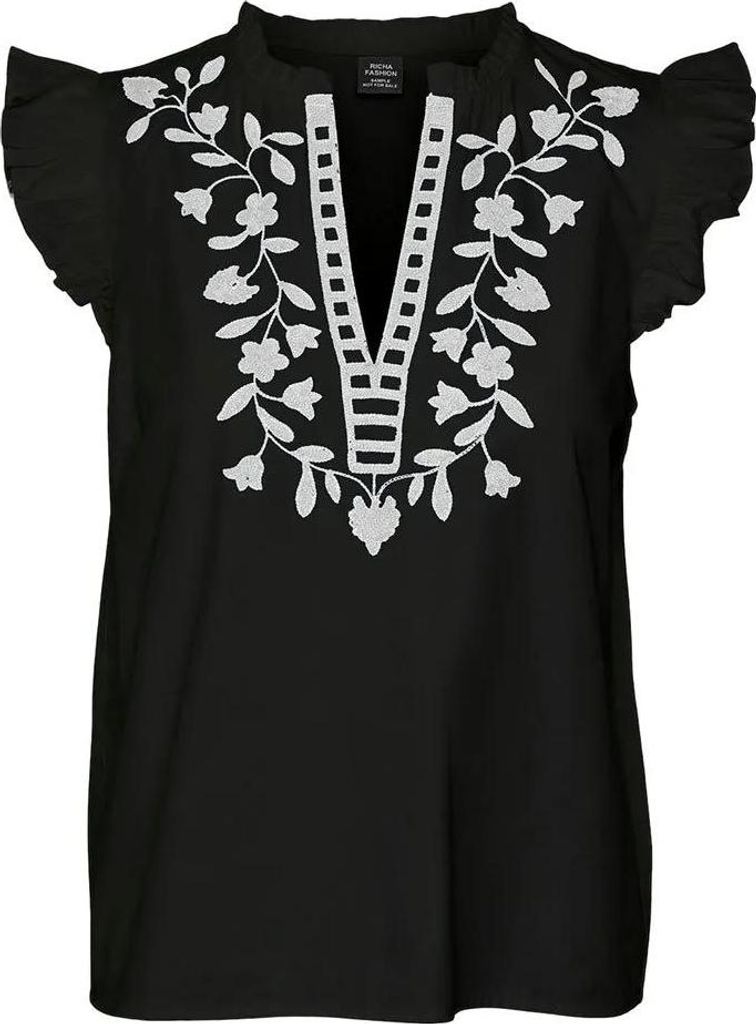 Vero Moda Vacation ärmellose Bluse Schwarz XS Damen Schwarz XS