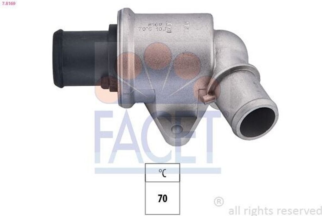 FACET Thermostat Kühlmittel 70°C für FIAT MAREA Weekend (185) MAREA (185)