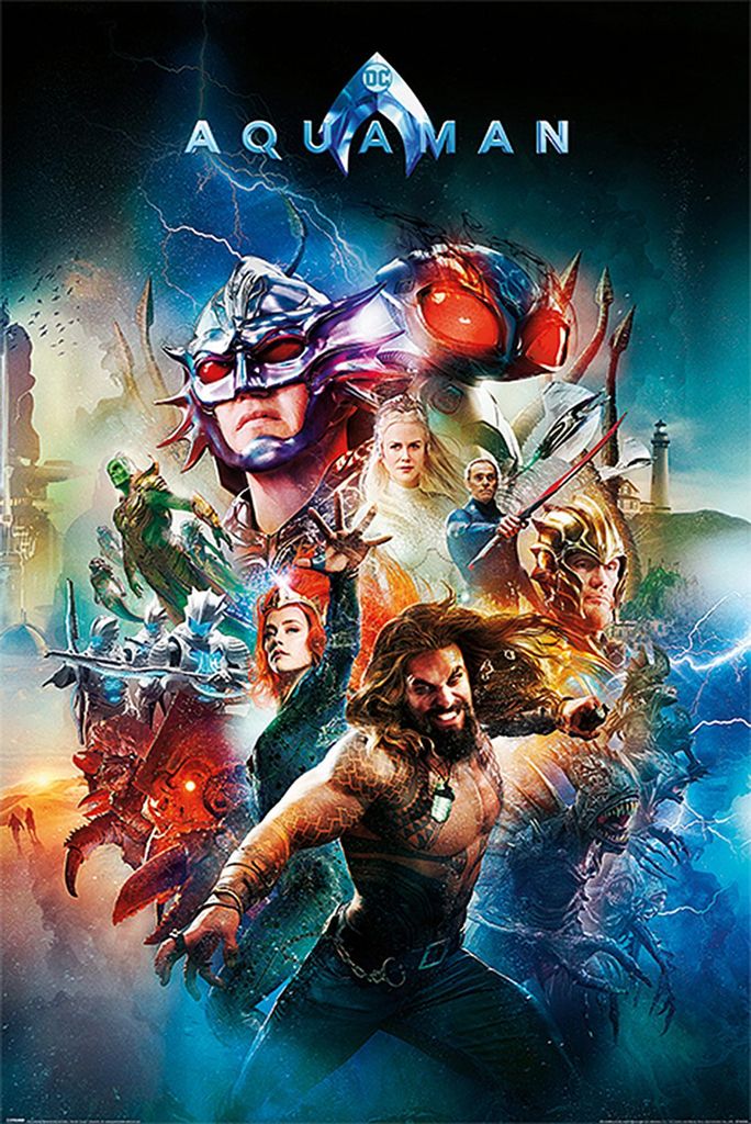 Poster dc comics aquaman Kampf um atlantis