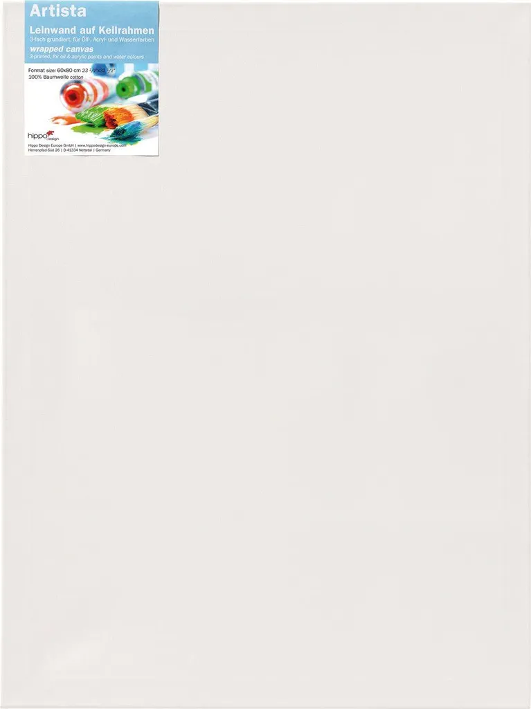 Telaio Telato 60x80 cm Cotone 100% - Spessore 1,5-3,5 cm Robusto